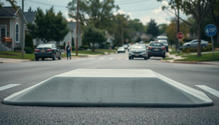 Lombada usada como redutor de velocidade eficaz?