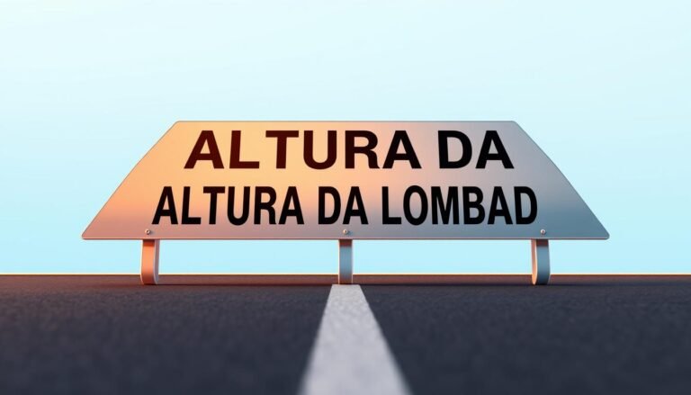 Qual a altura da lombada segundo a lei