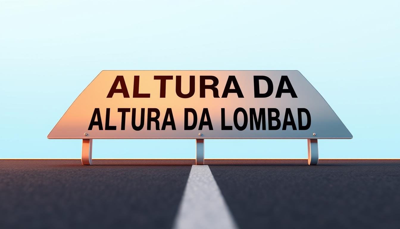 Qual a altura da lombada segundo a lei